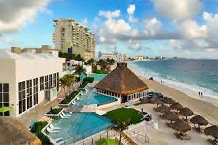 Cancun in English is a city in southeast Mexico